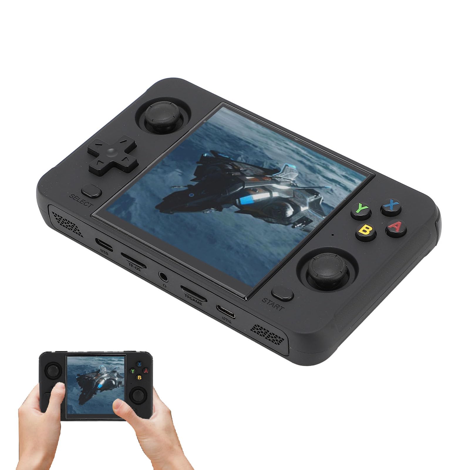 KUIDAMOS Console di Gioco Portatile Potente di Gioco retrò con Schermo da 4 Pollici per Bambini Lettore di Videogiochi Portatile (#2)