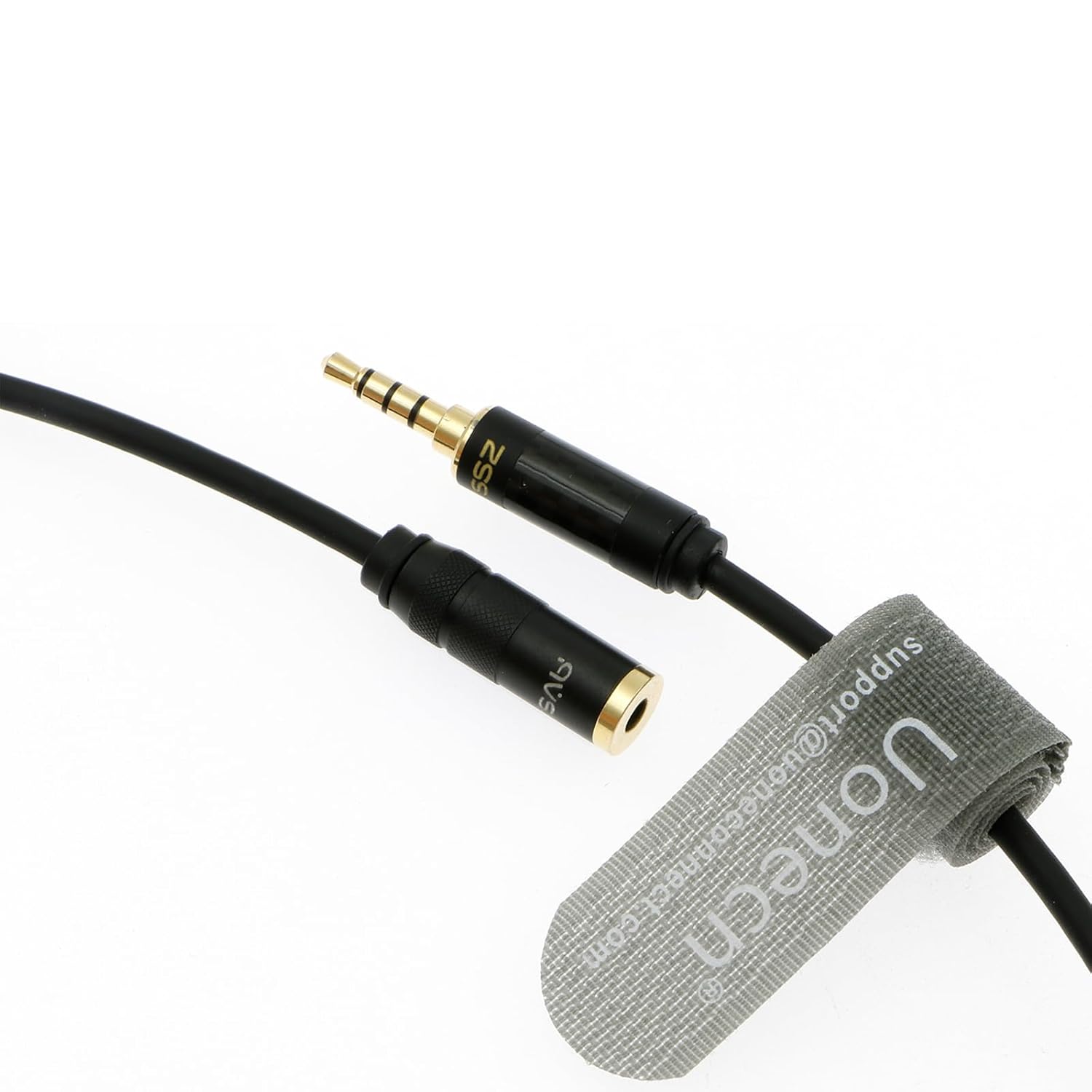 Uonecn 3.5mm TRRS Extension Cable Straight Male to Straight Female Stereo Audio Cord for Sony FX6 27.5inches| 70cm