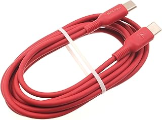Red 6ft Long Cable USB-C to Type-C PD Fast Charger Cord Power Wire Compatible with Nubia Red Magic 3 / 3S - RedMagic 5S - RedMagic 7