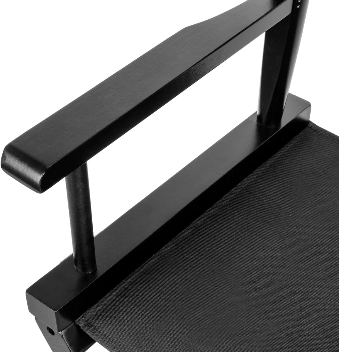 CLAR DC-30 Film Director's Chair (Black Wood with Black Seat & Back)