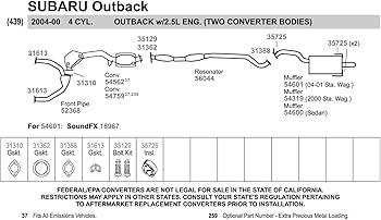 NICO Amazon.com: Walker 56044 Direct Fit Exhaust Resonator and Pipe