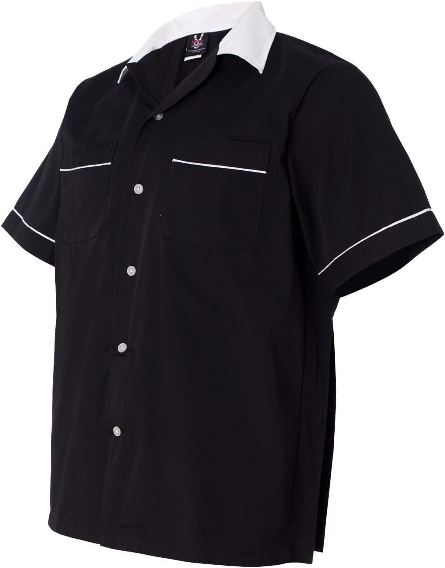 Hilton GM Legend Bowling Shirt XL Black/ White