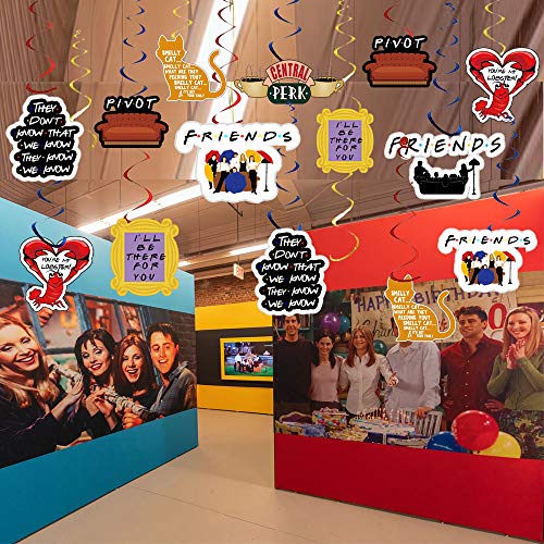 30Ct Friends Tv Show Party Hanging Decorations, Friends Theme Friends Fan Birthday Party Decorations Supplies #TOP5