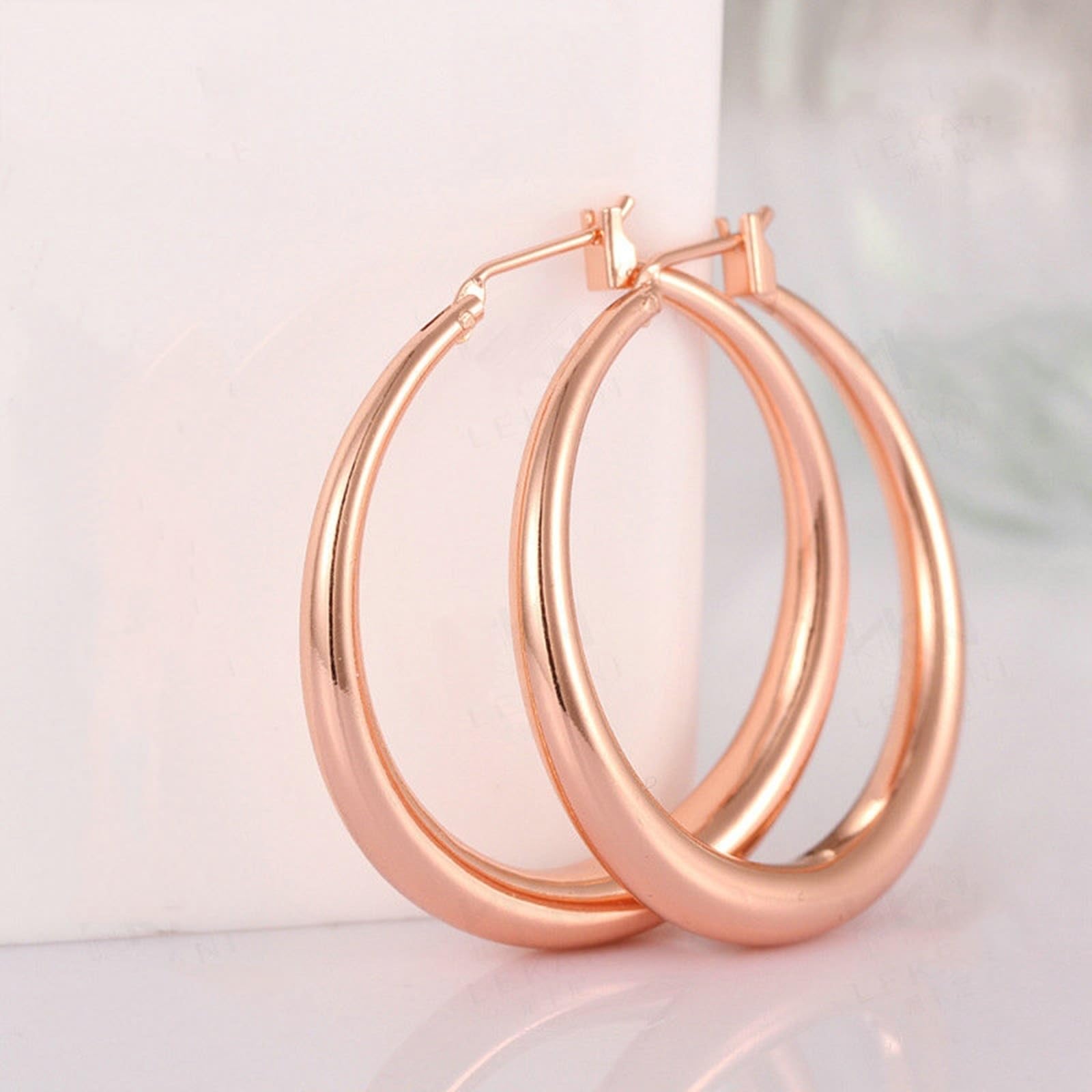 KnSam Pendientes de oro amarillo de 18 quilates Au750 para mujer, joyas de oro auténtico, pendientes de aro de aro de aro de oro 750 para mujer, pequeños, dorados