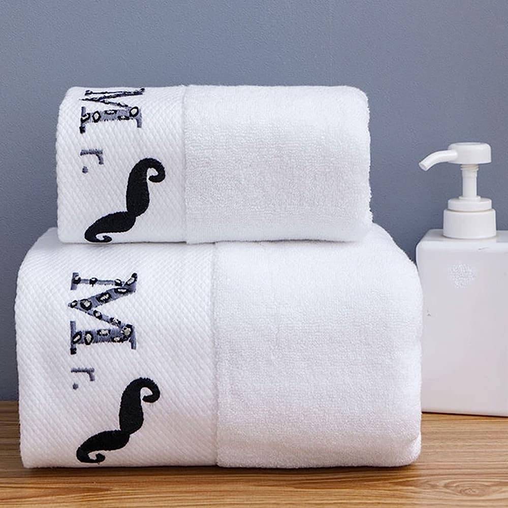 Serviette de Bain en Coton Doux TILEZE pour un Moment Bien-être à la Maison après la Douche