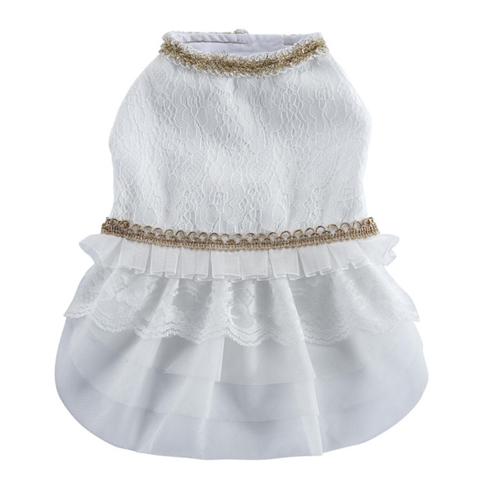 Tutu en dentelle pour chien de petite taille : la robe de fête raffinée en taille XL