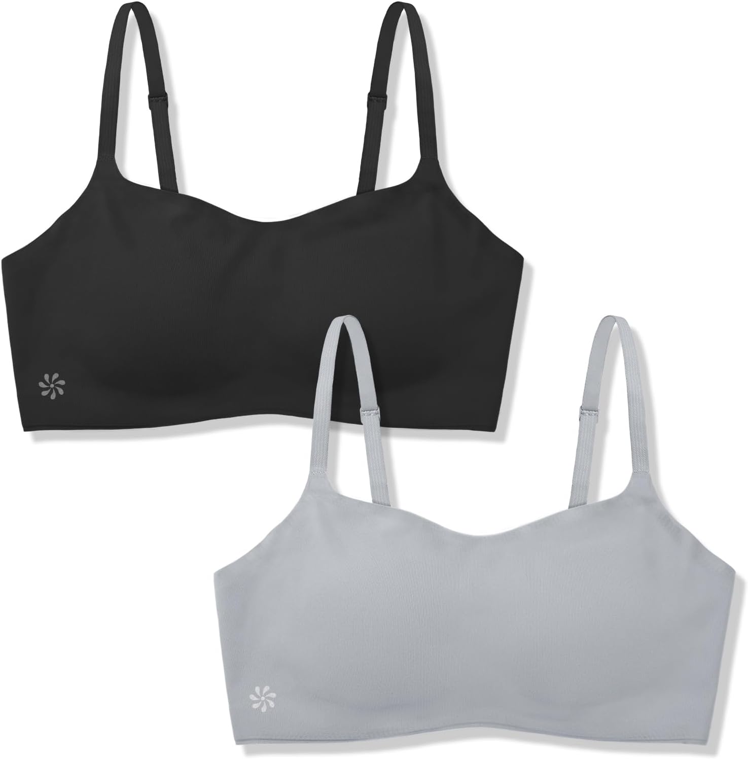 SALIA GIRL Adjustable Soft Training Bra for Girls, Seamless Cloudcozy Sport Bras 10-14 with Fixed Padding Cami Teen Bras