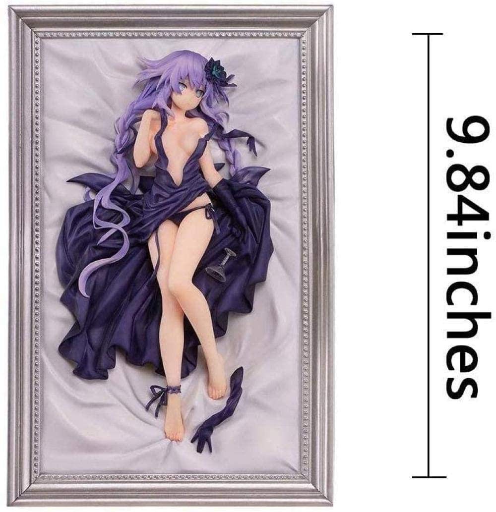 No Scultura Regalo Decorazione Giocattolo Statua Artigianale Hyperdimension Neptunia Figure Cuore Viola Sega Neptune PVC de Haute Matériel