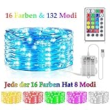 weihnachtsdeko für draussen pflanzen 【16 Farben & 132 Modi】Diese farbwechsel lichter haben 16 farben (Rot / Grün / Blau / Gelb / Lila ...) und insgesamt 132 licht modi. Jede der 16 Einzelfarben verfügt über 8 Beleuchtungsmodi. Es hat auch weitere 4 Mehrfarben-Modi, die für alle Arten von Festivals und Wohnkulturen geeignet sind.