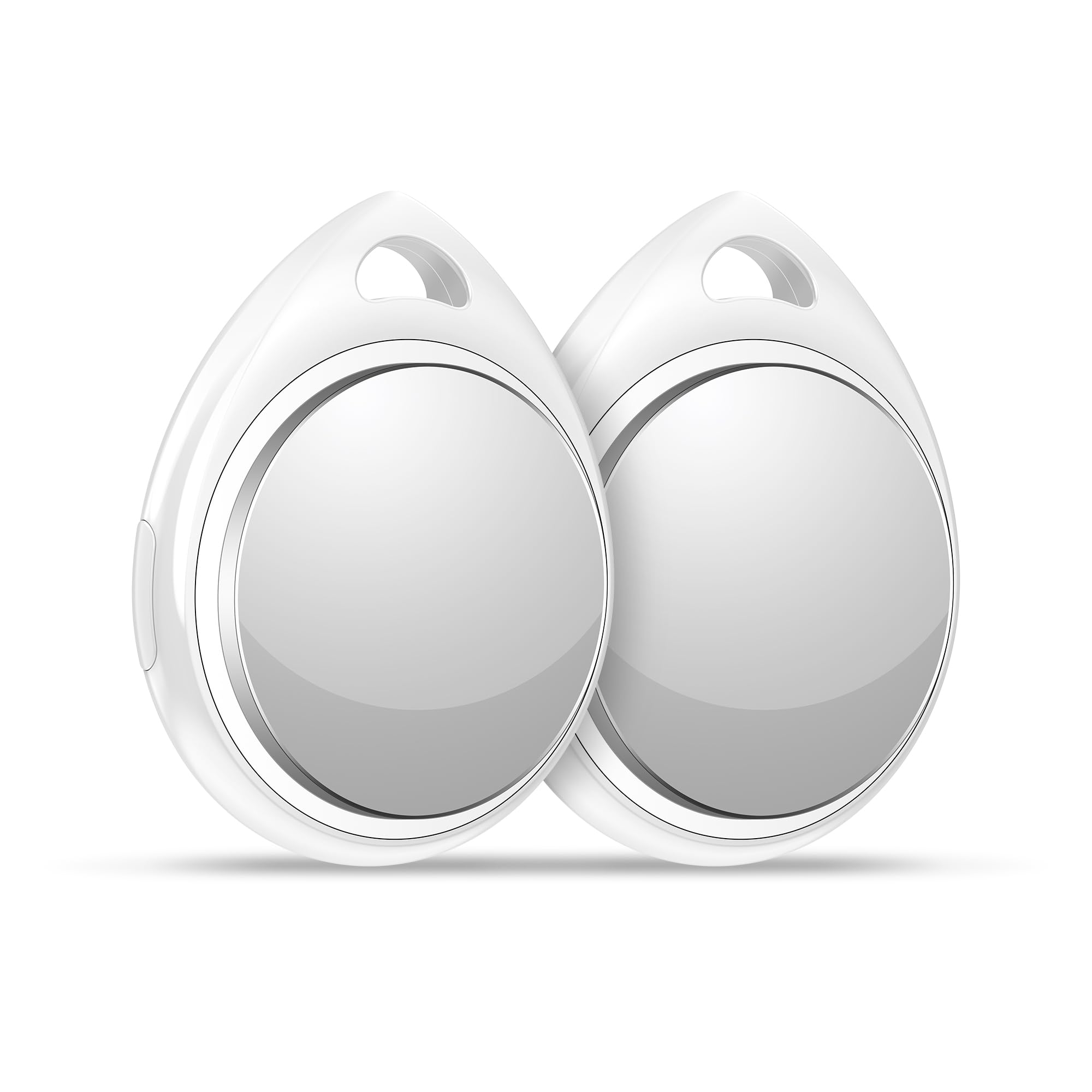 Smart Tracker Tag-2 Pack, Bluetooth Tracker Work for Apple Find My (iOS Only), Item Finder for Keys, Luggage, Wallet, etc, White+White(Not for Android Devices)-image-39