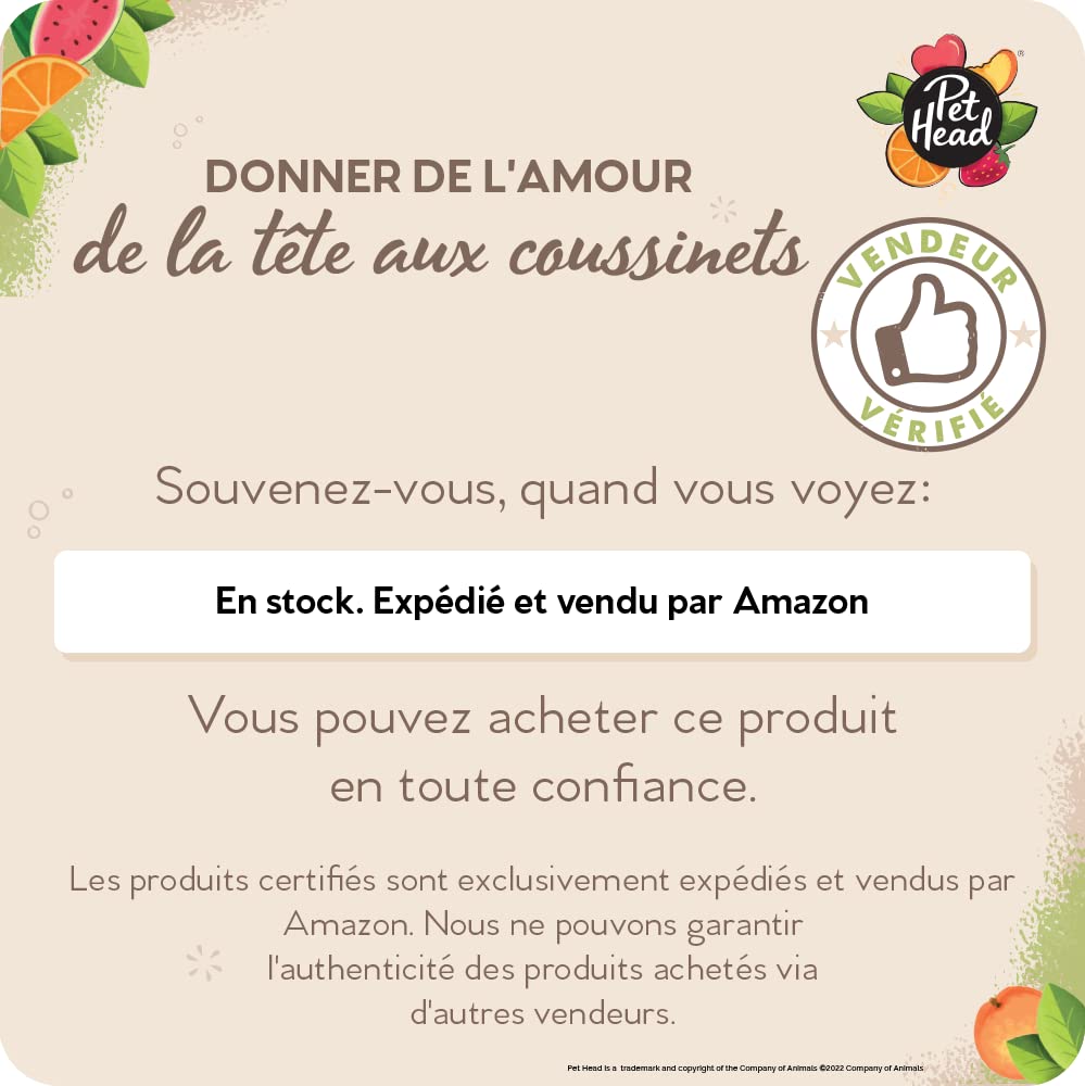 Pet Head Mucky Pup Spray Désodorisant pour Chiot | Parfum Poire | Séchage Rapide et sans Rinçage | Naturel | Convient aux Chiots de Plus de 8 semaines | 300ml