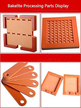 Red Bakelite Phenolic Resin Flat Sheet Plate Panel Board PCB 100mm x 150mm 4pcs Thickness 4mm