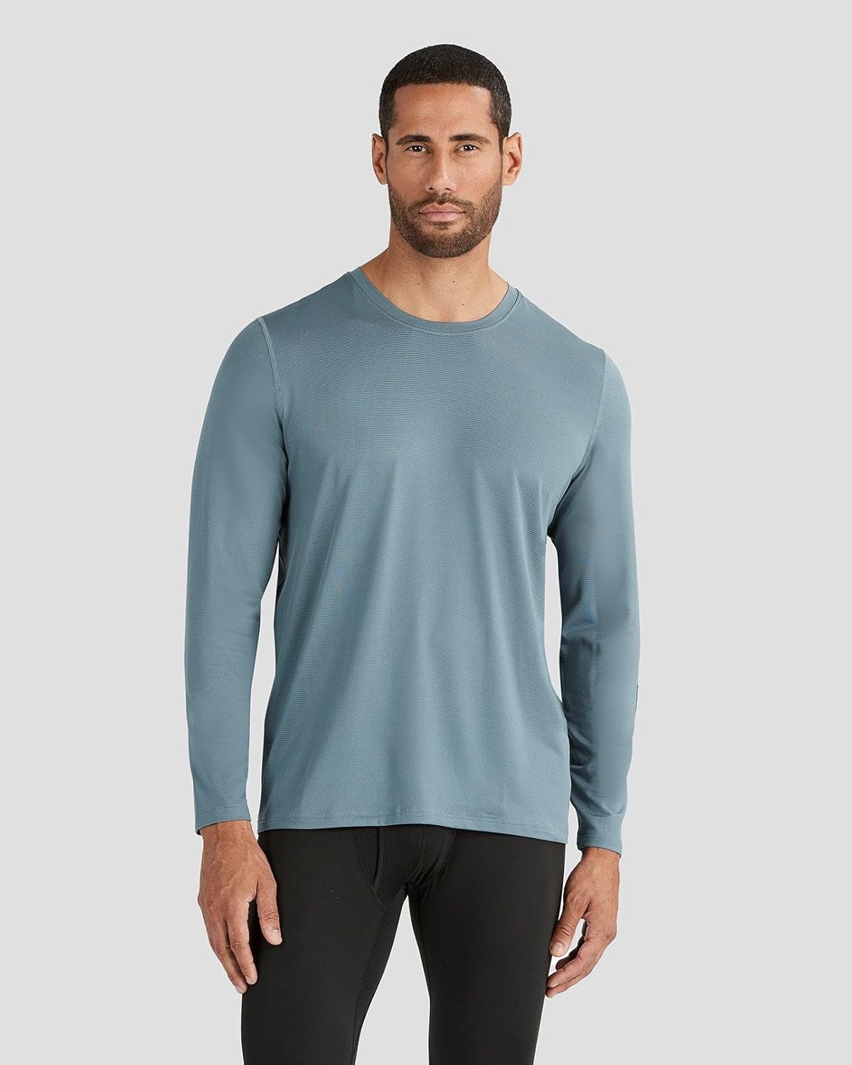 Terramar Mens Ventilator Performance Series Light Weight Long Sleeve Shirt with 4-Way Stretch