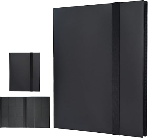 Carpeta de tarjetas para TCG, carpeta de álbum de tarjetas intercambiables de 9 bolsillos, carpeta de bolsillo de carga lateral de 396 bolsillos,