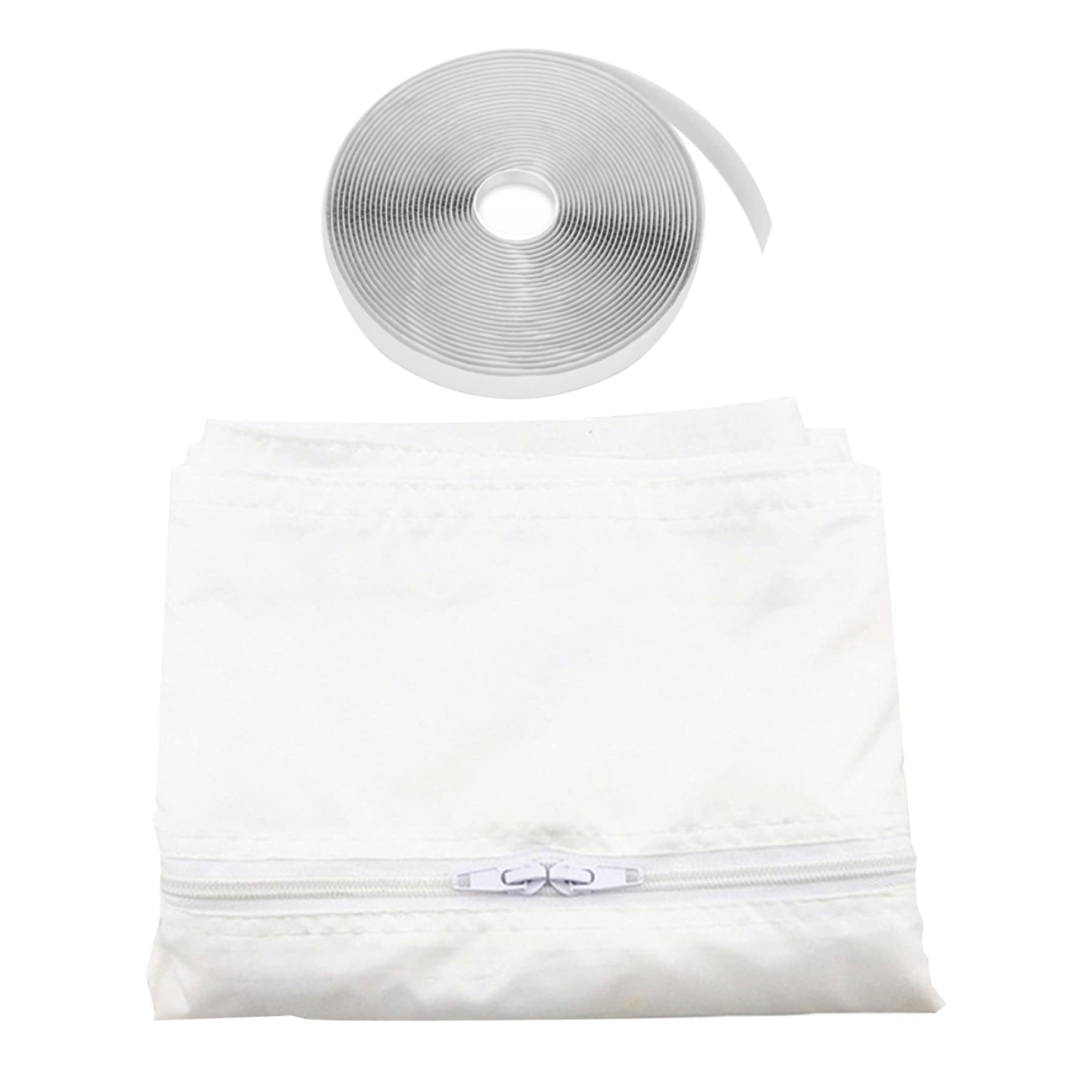 Vistnale air conditioner window seal, Air Conditioner Window Seal for Portable Tumble Dryer with Zip Hook Tape 300cm
