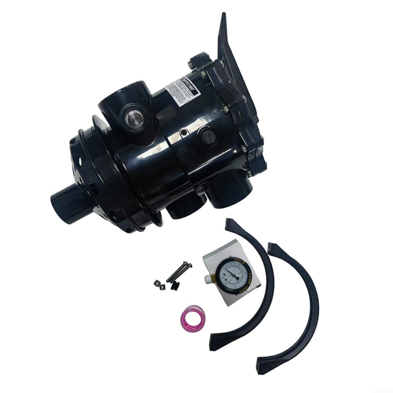 Válvula de control de repuesto para SP071620T para filtro de arena Vari-Flo de 2 pulgadas, incluye abrazadera y anillo O