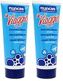 Nuncas In Viaggio - Detersivo Liquido a Mano Capi Bianchi e Colorati - 100ml (Confezione da 2)