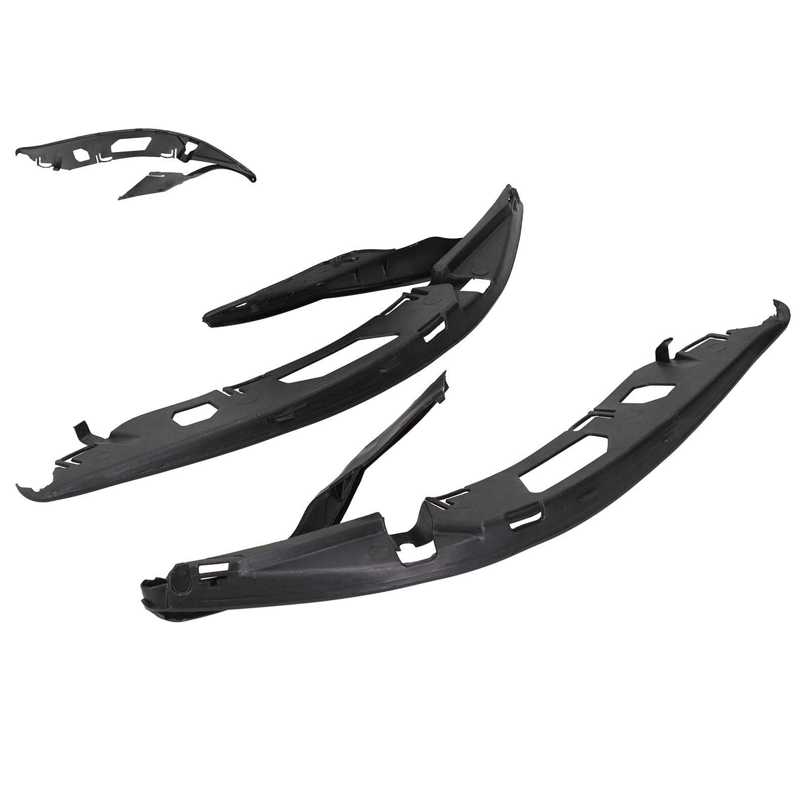 2 Stück Auto Front Scheinwerfer Dichtungen Paar Satz Links Und Rechts Scheinwerfer Dichtleisten Dichtung 63126934511 Kompatibel mit 525i 528i 530i 545i 550i E60,Schwarz