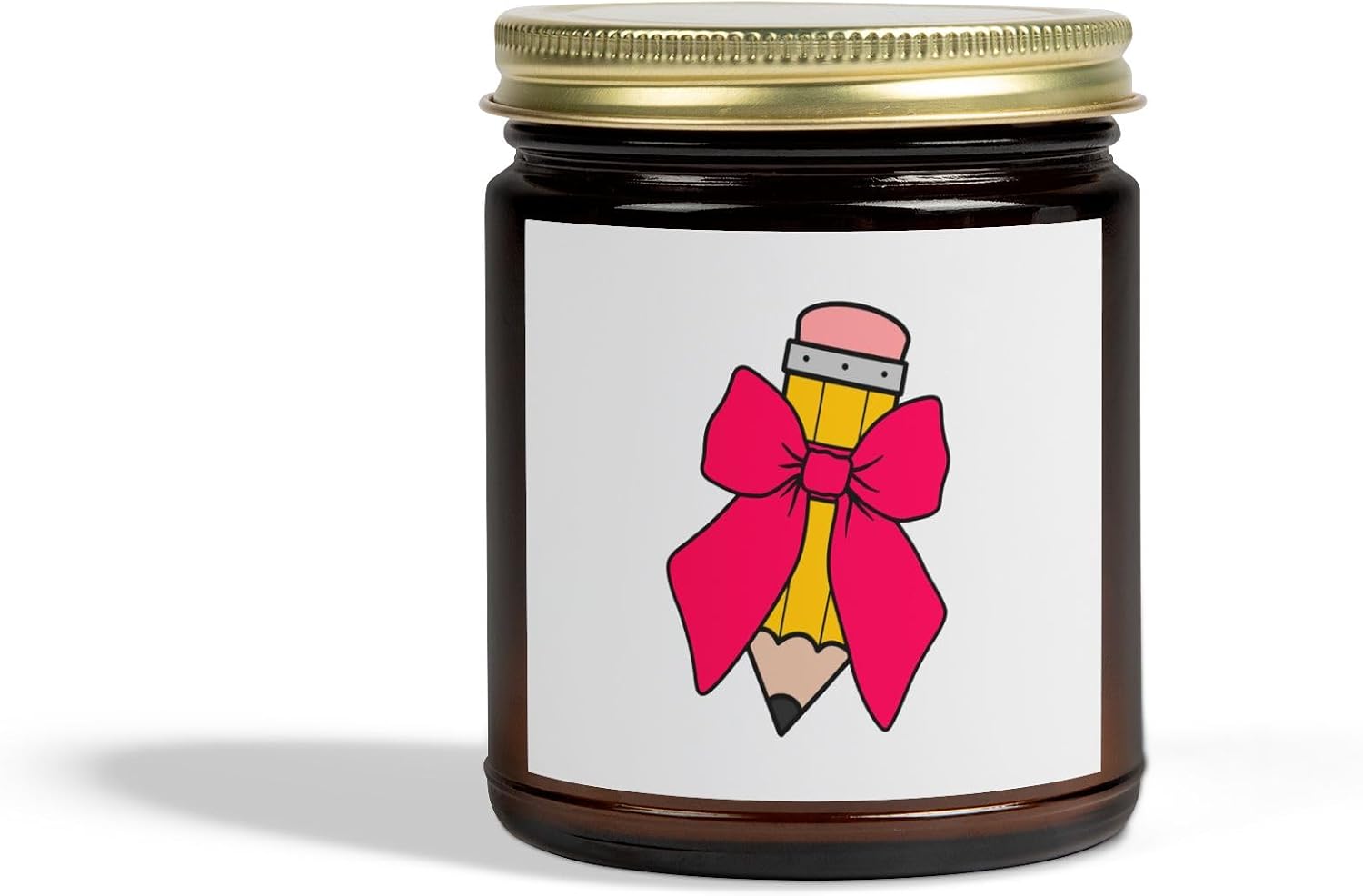 Cute Pencil Scented Candle, Fun Gift for Teachers, School Supplies Decor, Teacher Appreciation, Back to School