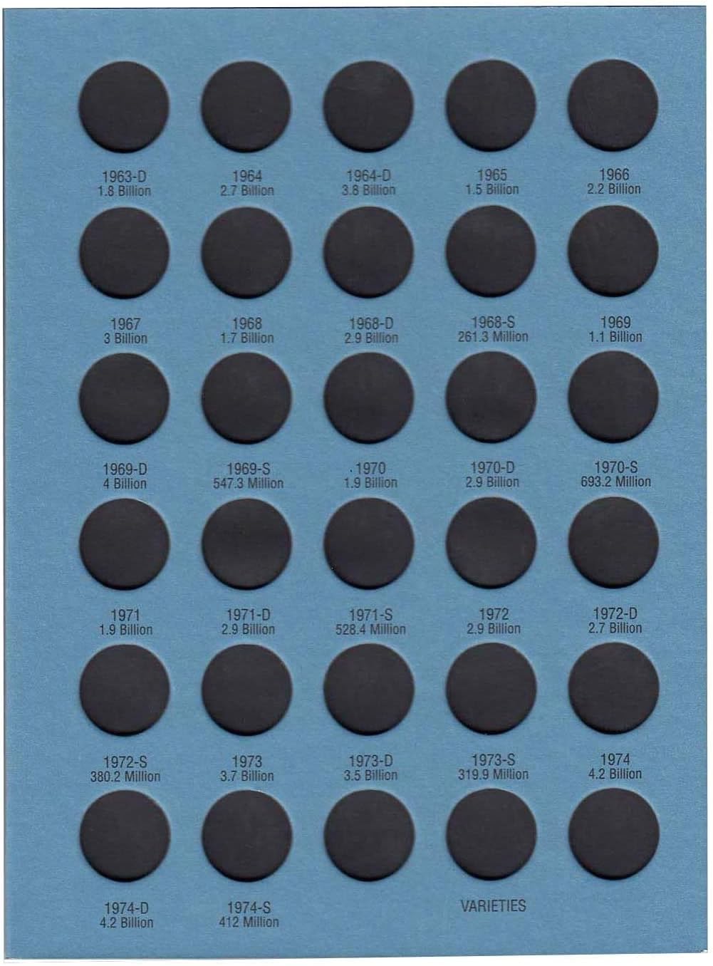 Whitman US Lincoln Cent Coin Folder Four Volume Set 1909 - Date #’s 9004, 9030, 9033, 4004