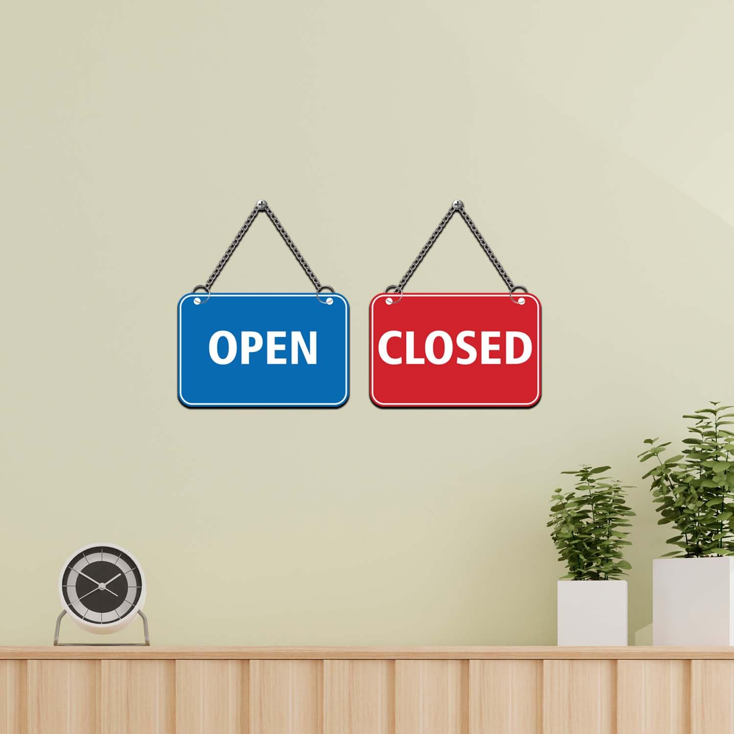 StarLaser Open Close Sign Board For Shop, Restaurant, Cafe, Bar