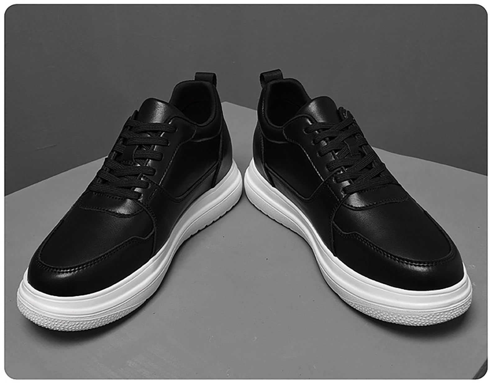 Genérico Zapatillas Casa Hombre, Zapatillas Casual Hombre Zapatos cuero otoño invierno casuales exterior con suelas elegantes antideslizantes