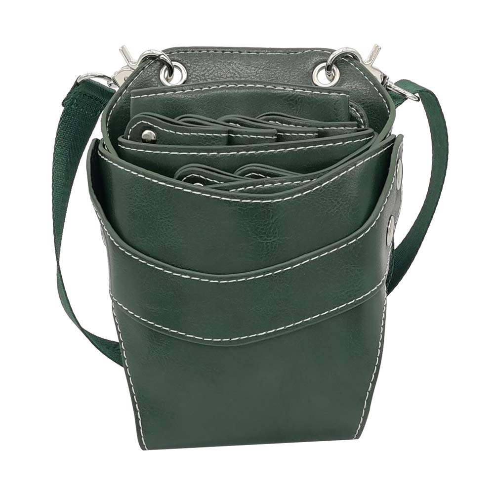 Bolsa herramientas de peluqueria Cartuchera peluqueria Bandolera peluqueria profesional Bolsa Tijeras Peluqueria Puede acomodarse Tijeras Tijeras Electricas Tijeras peluqueria canina Elegante Marrón — view 16