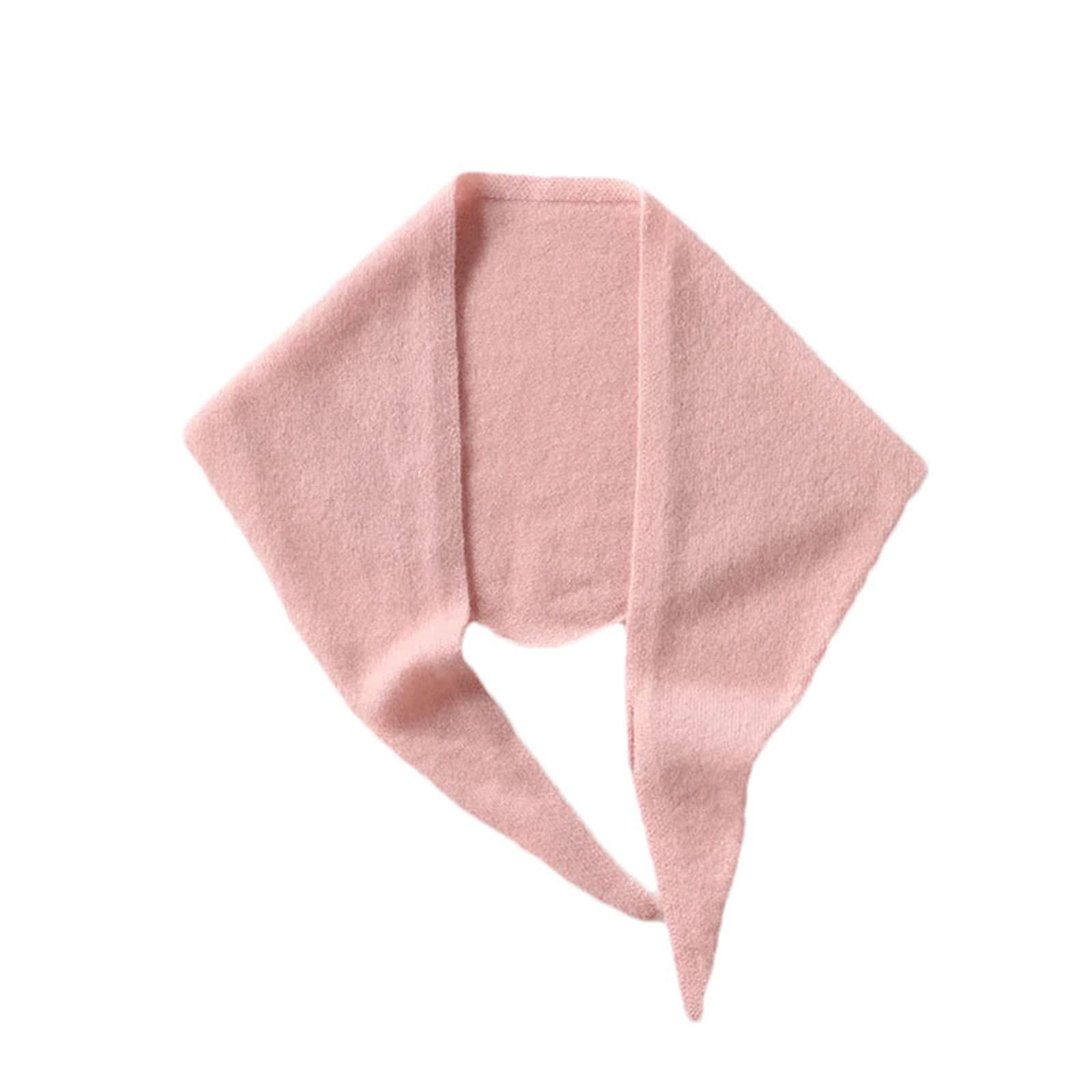 Hgvcfcv Grande sciarpa triangolare da donna, accessori in maglia, morbida e calda, casual, comoda sciarpa natalizia