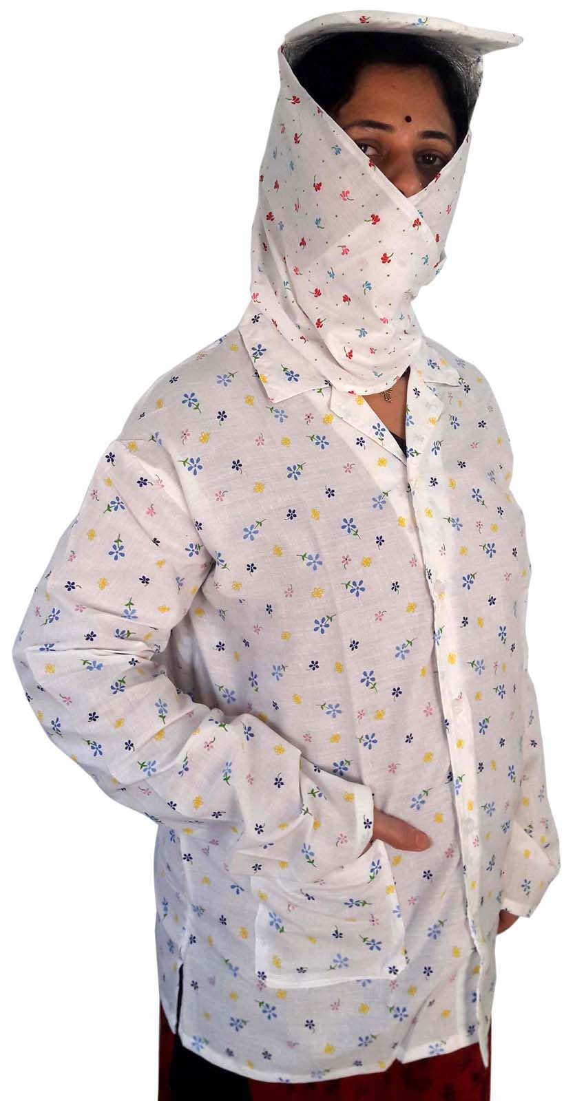 darsh traders Summer Mask Sun Coat for Girls-picture-0