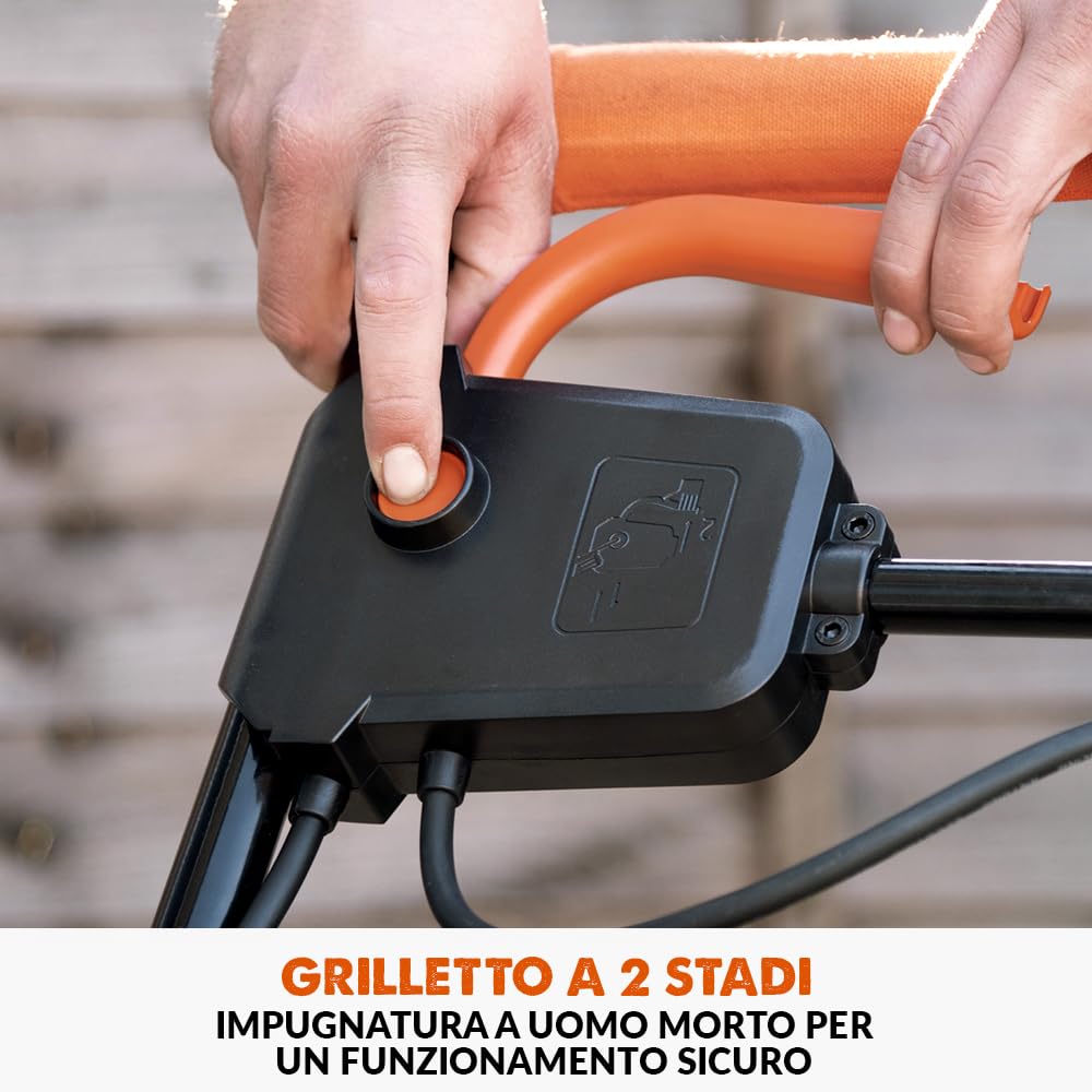 Evolution Power Tools H320-E Hulk Elettro Compattatore Elettrico di Terra Piastra Vibrante Rullo da Giardino, Ideale per la paesaggistica, il livellamento di pavimentazioni, terreni, patio, suolo