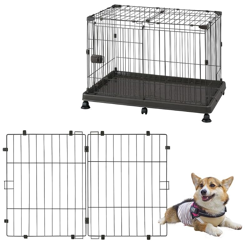 Teto para Cercadinho de Cães System Circle STSY-600T, Iris Ohyama, Braun