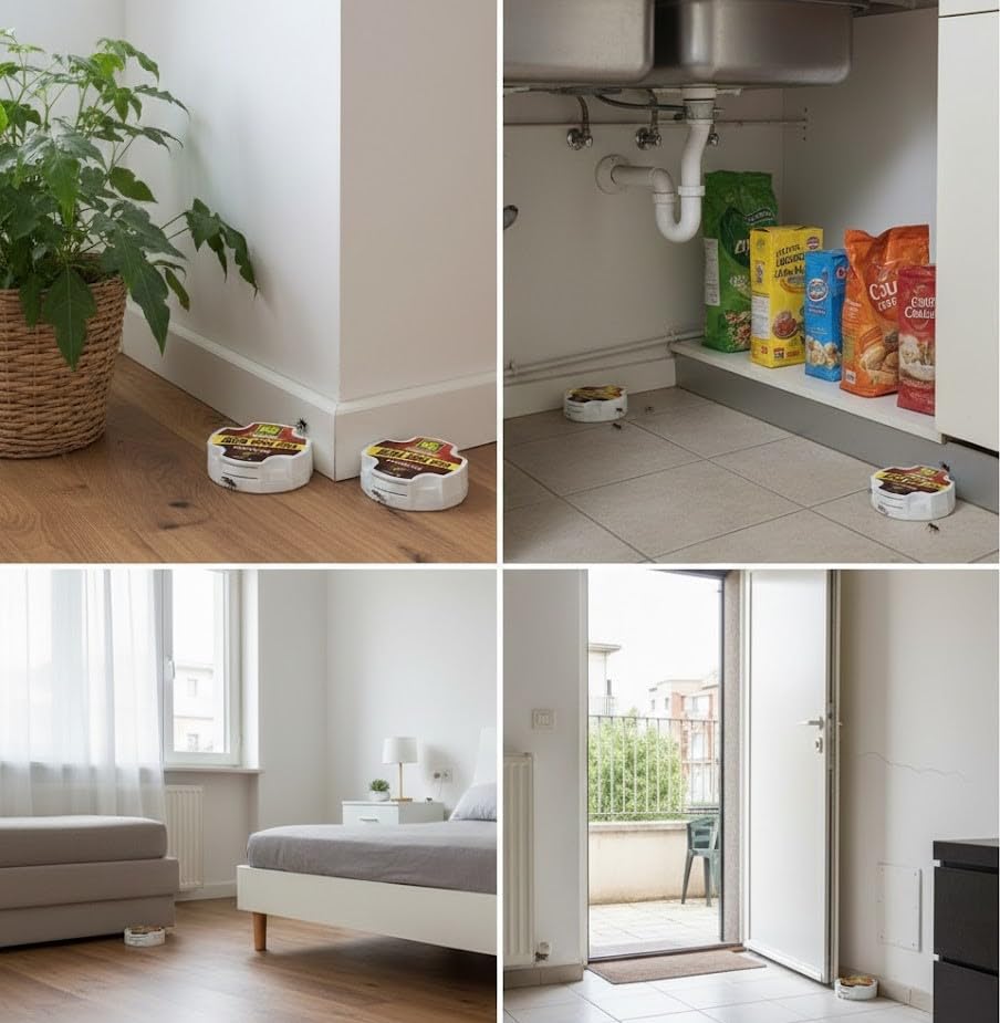 Esca per formiche Nexa Max ideale per esterno, interno 4 box esca totali
