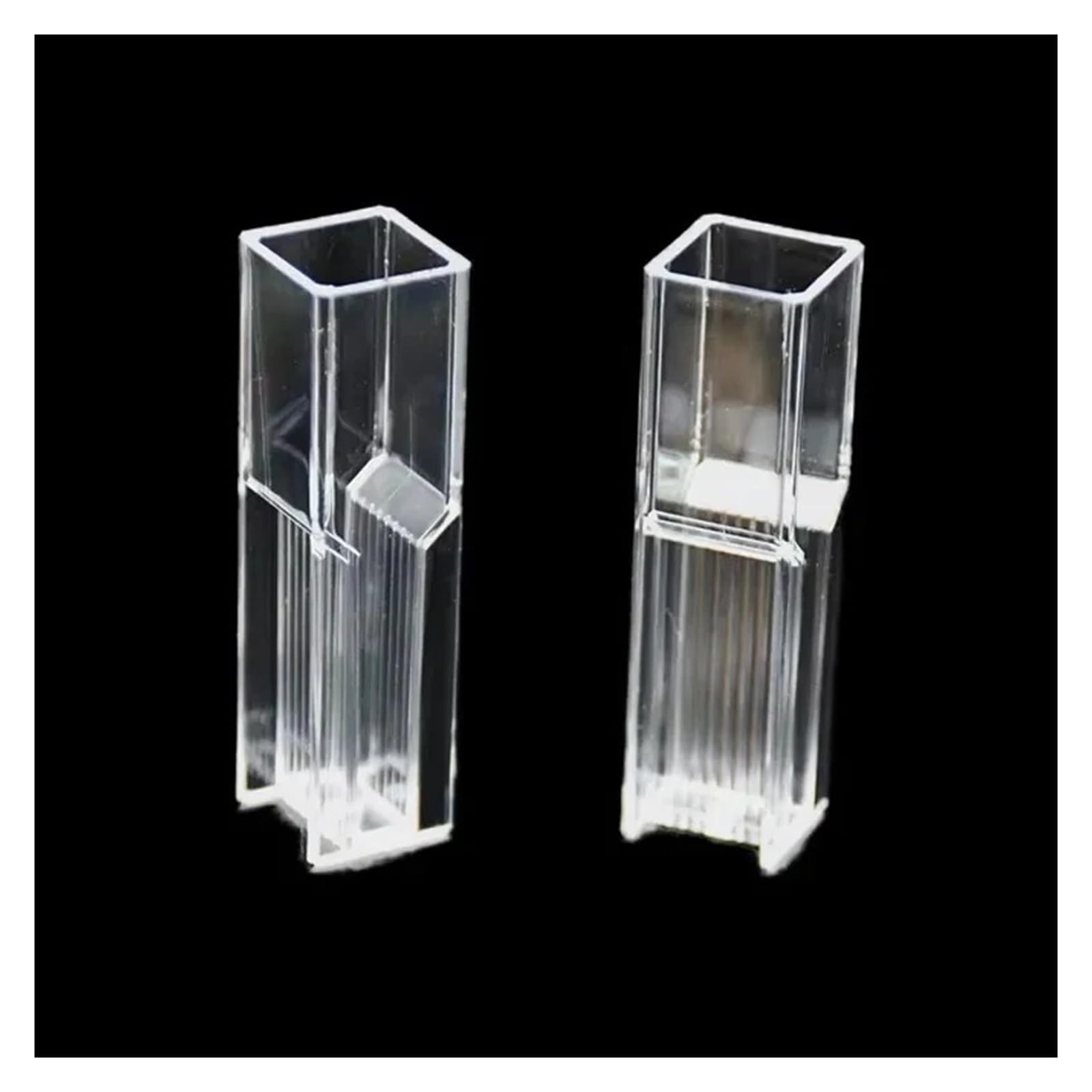yingyingjia Cubeta PS de 1,5 ml for espectrofotómetro, cubetas de plástico semimicro, trayectoria de luz de 10 mm, rango de longitud de onda de 340 a 750 nm, 100 unidades