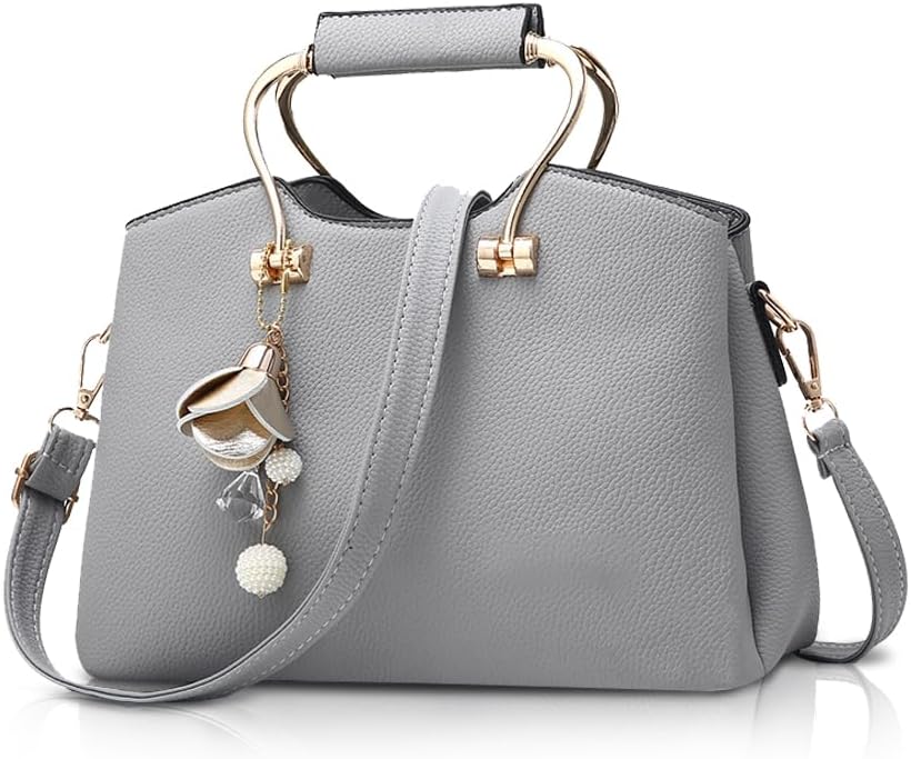 NICOLE&DORIS Women’s Handbags Tote Top Handle Shoulder Bags Crossbody Bag for Ladies Leather Bag with Long Strap