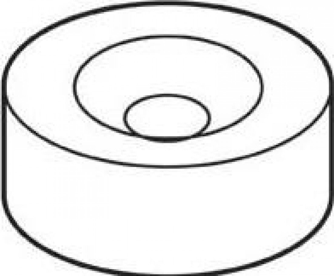 Trend - Edge guide 21.9mm diameter x 6mm brown - WP-CDJ300/58