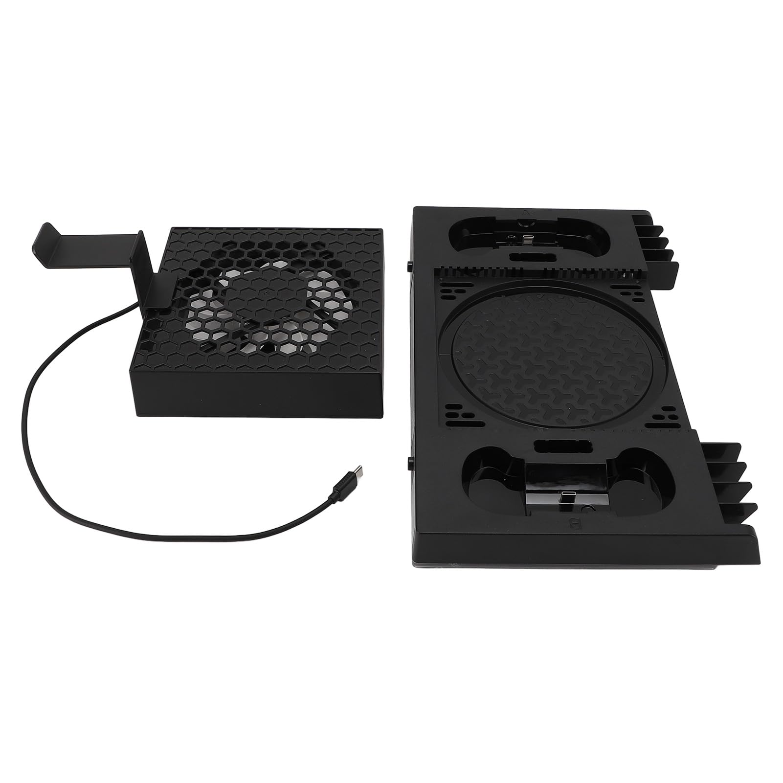 Supporto di Raffreddamento per Console Dock di Ricarica per Doppio Controller di Raffreddamento Efficiente per la Serie X con Configurazione di Gioco in Materiale ABS