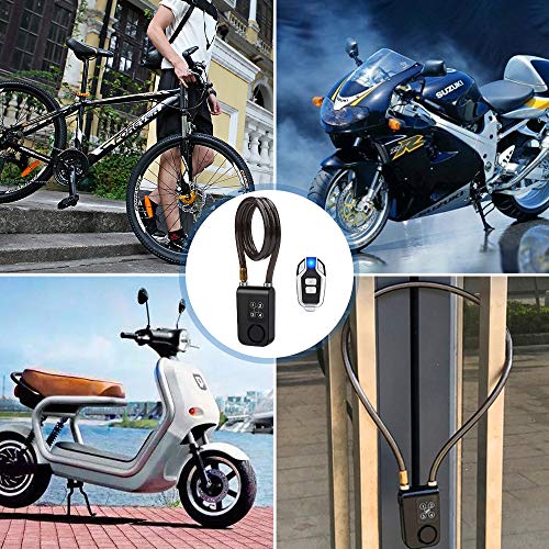 Wsdcam WSDUS0314-LOCK ALARM Bike Lock Alarm With Remote Universal Security Alarm Lock System Anti-Theft Vibration Alarm thumb #6
