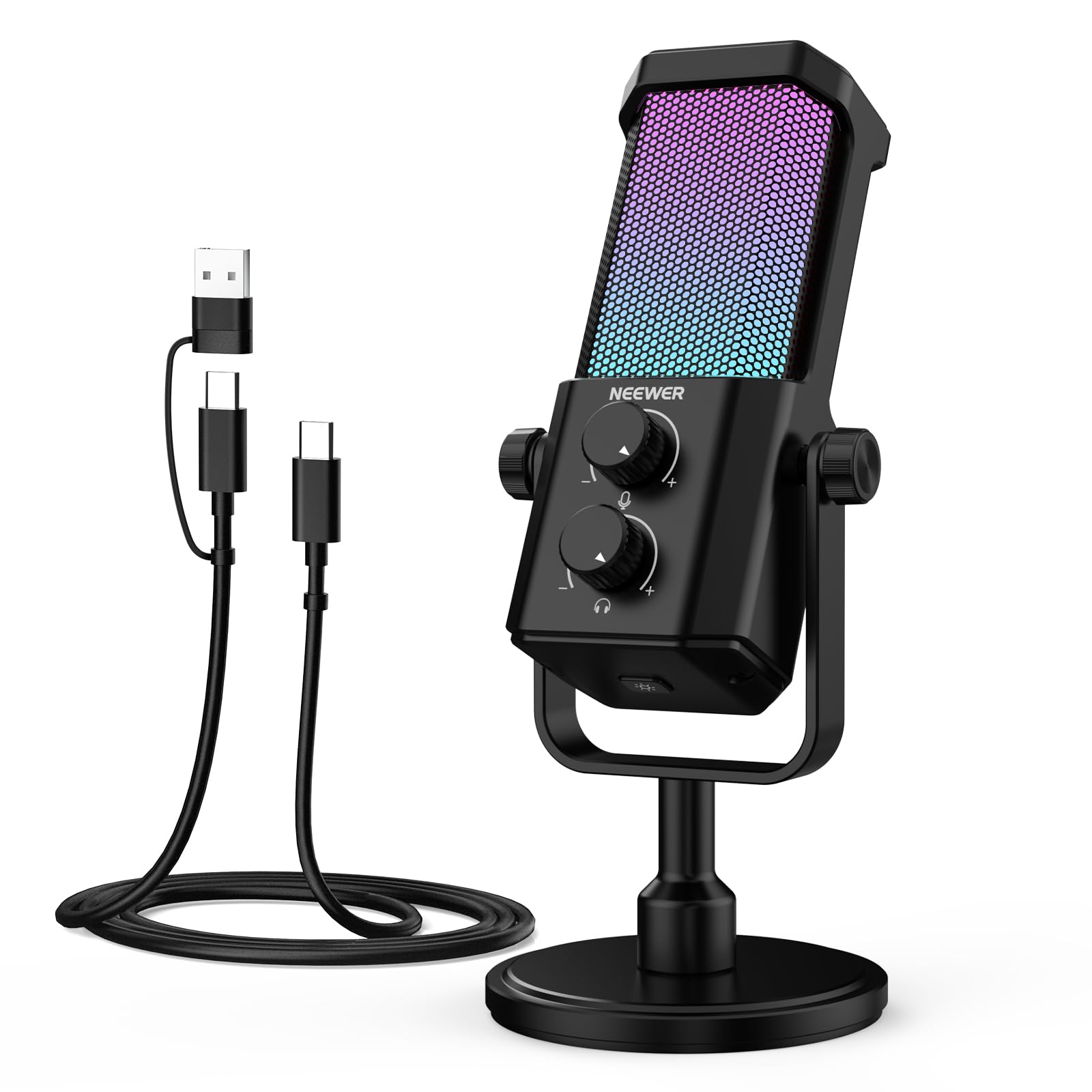 NEEWER UM01 AI Noise Canceling USB Microphone