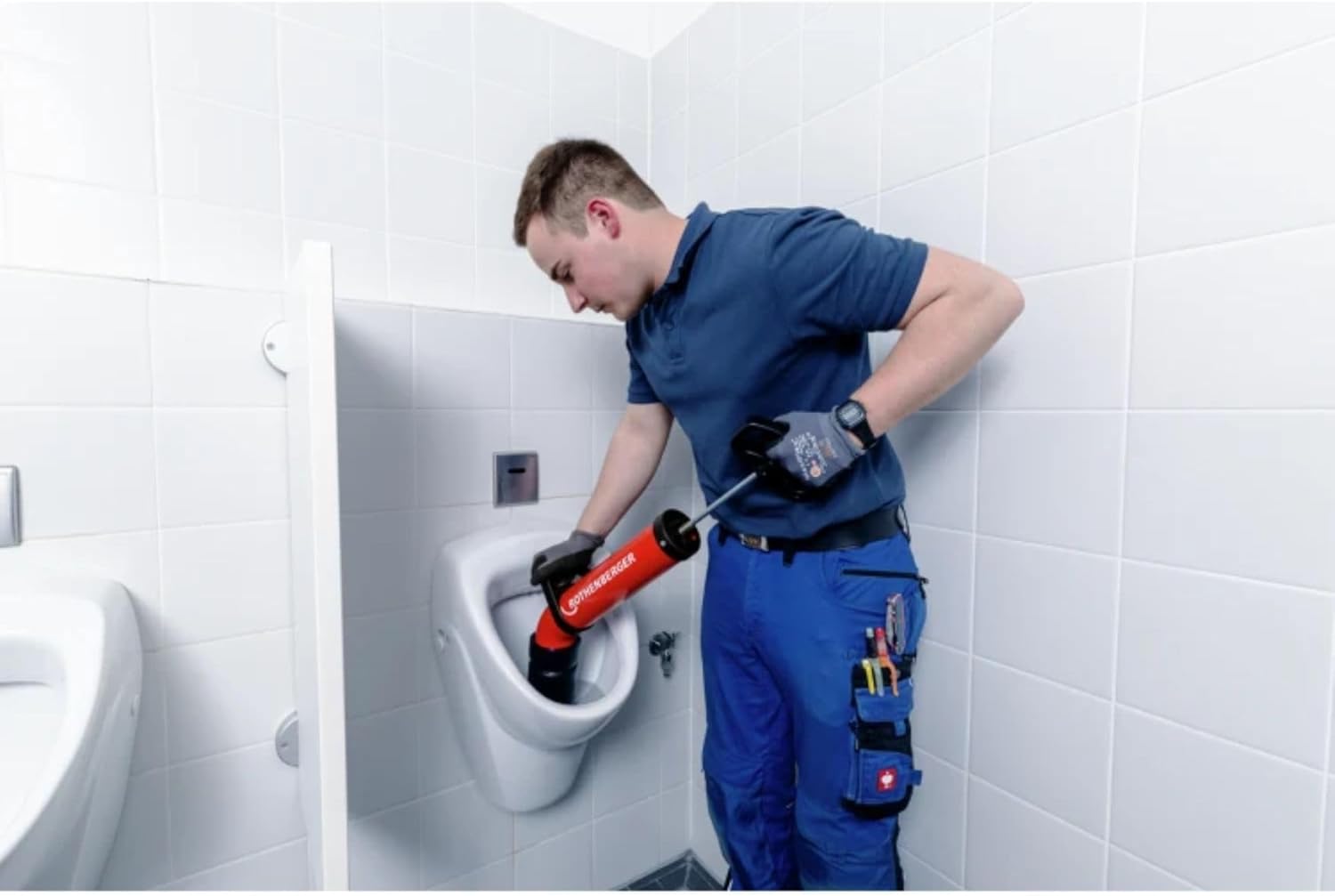 Rothenberger Ropump Super Plus Pipe Clearer - Pressure Pipe Clearing Device - 1000004741