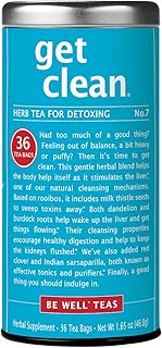 The Republic of Tea Get Clean – No.7 Herb Tea, No Caffeine, 36 Tea Bags