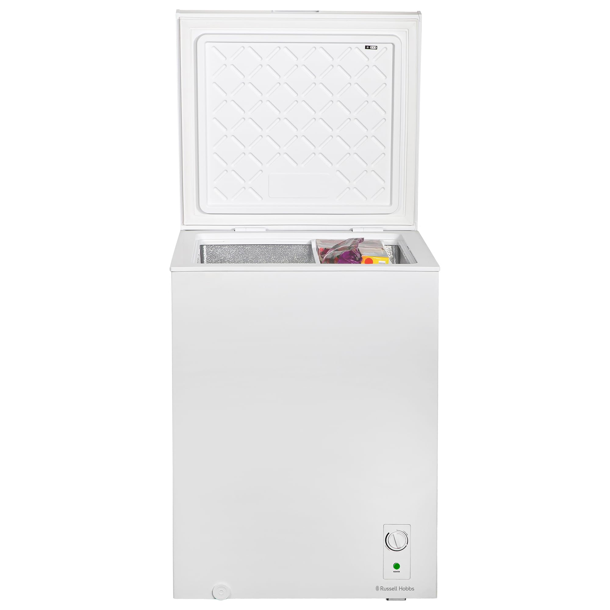 Russell Hobbs White Chest Freezer 198L Freestanding with 5 Year Warranty, Adjustable Thermostat, Chill or Freeze Function, 4 Star Freezer Rating & Suitable for Outbuildings & Garages RH198CF0E1W — view 21