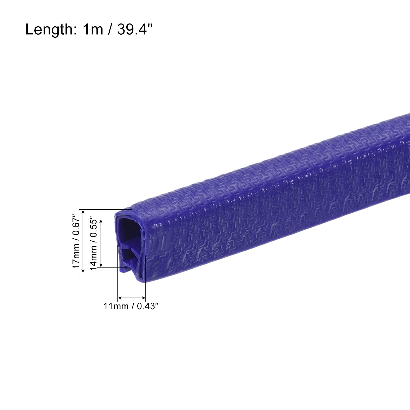 Gummi-Kantenschutz 1 M Lang – Selbstklebend Für Tischkanten, Skateboards & Türen