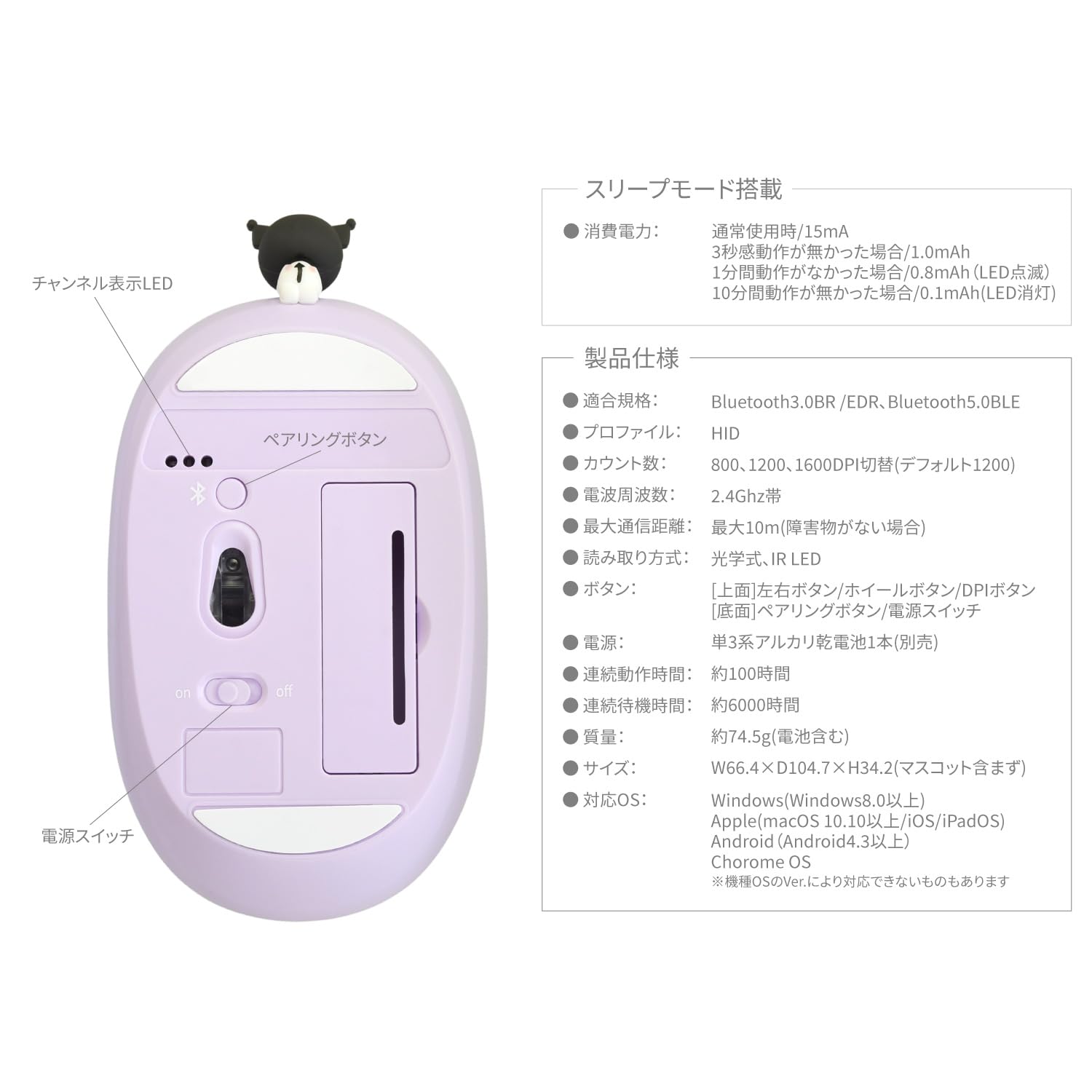 Amazon.co.jp: グルマンディーズ サンリオキャラクターズ Bluetooth
