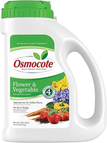 Osmocote - Smart-Release Plant Food - Abono para plantas, flores y vegetales de liberación inteligente, 4.5libras