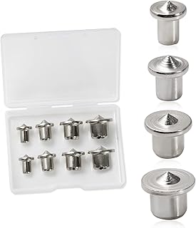 8 Pcs Dowel and Tenon Center Transfer Plugs, Hollow Dowel Pin Center Woodworking Alignment Tool, Drill Hole Tool for Woodworking Tool Accessories 6/8/10/12mm (1/4", 5/16", 3/8" 1/2")