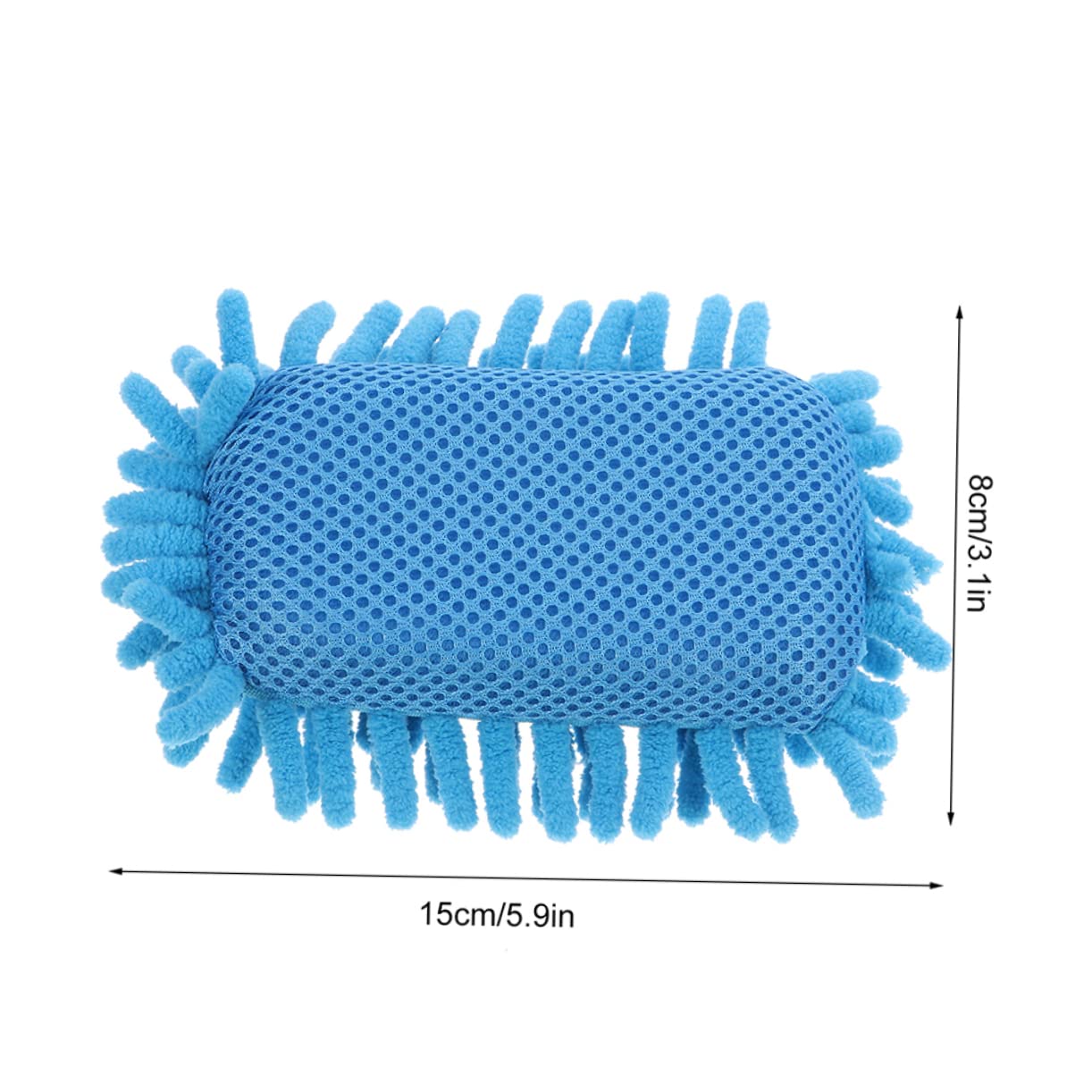 TOGEVAL 2pcs Microfiber Dry Erase Erasers for Dry Erase Board Whiteboard Blackboard Cleaner