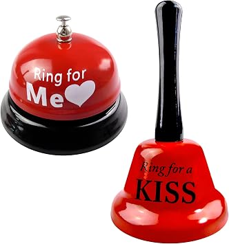 2 Pieces Call Bell Hand Bell Service Bell Bar Counter Top Service Call Bell Ring Reception Bell Service Bell Wedding Events Bell Party Events Bell