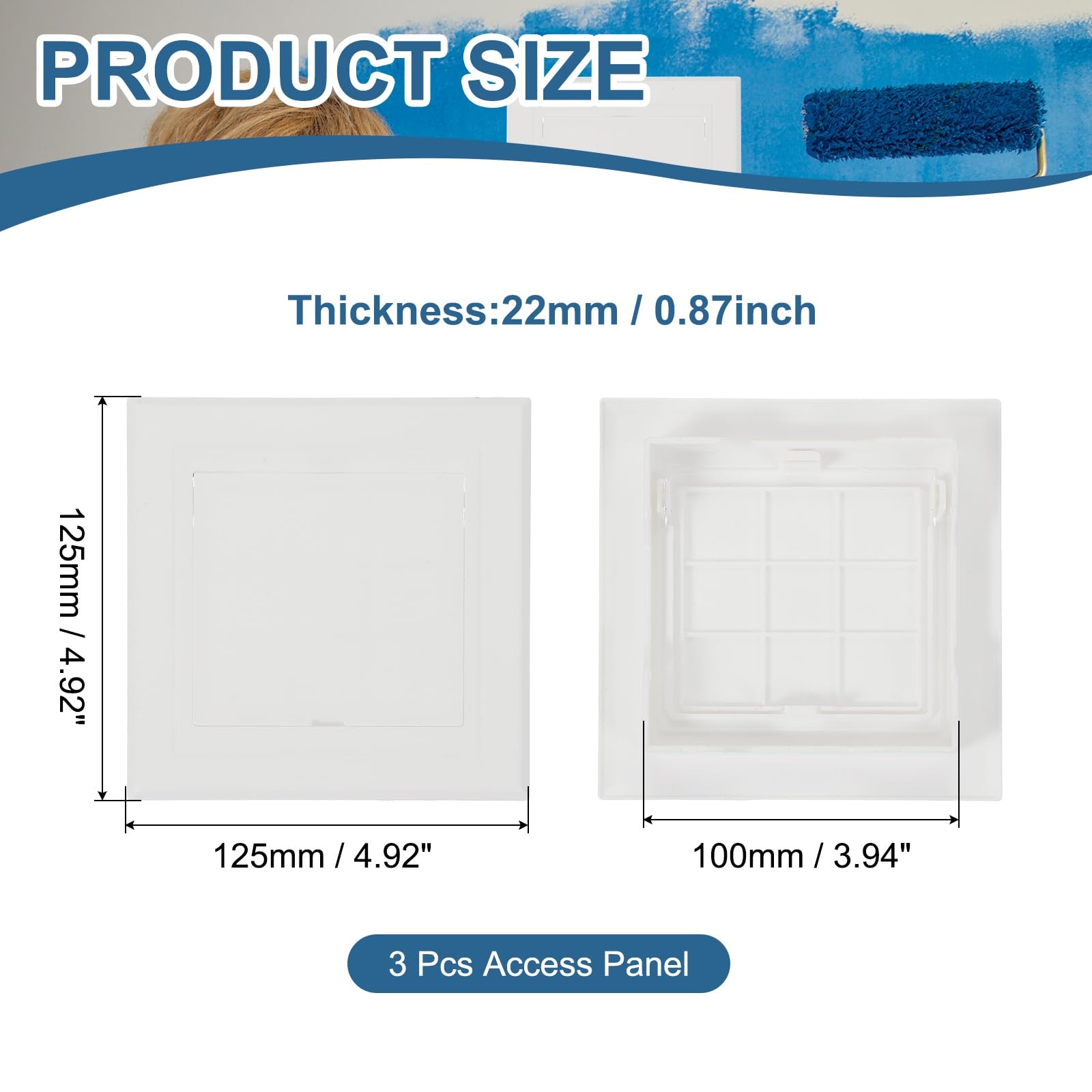 PATIKIL 100x100mm Access Panel - Image 2