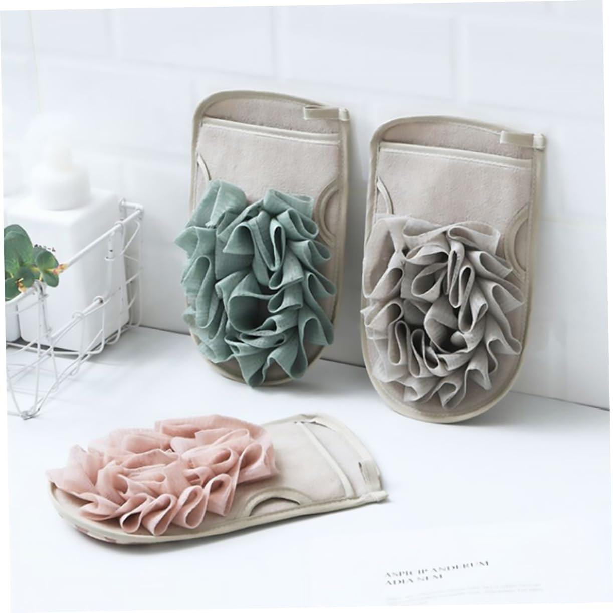 Mikinona 9stücke Peeling-handschuhe Doppelseitige Exfoliationshandschuhe Für Sanfte Hautreinigung Für Dusche Und Bad Für Männer Und Frauen Farben