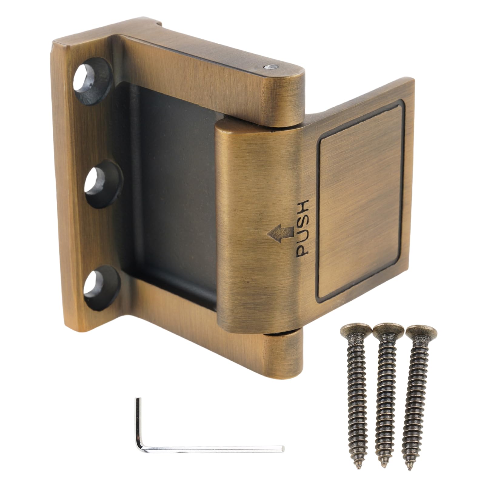 Elnwnnkc Yellow Bronze Premium 304 Steel Anti Erosion Door Security Latches For Enhances In Homes Hotel & Coastal Areas Anti Theft Latches